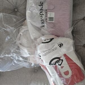 Kate Spade Pink and White Tote